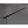 Mexen Kioto sprchová stěna Walk-in 130 x 200 cm, bronz 8 mm, černá - 800-130-101-70-32