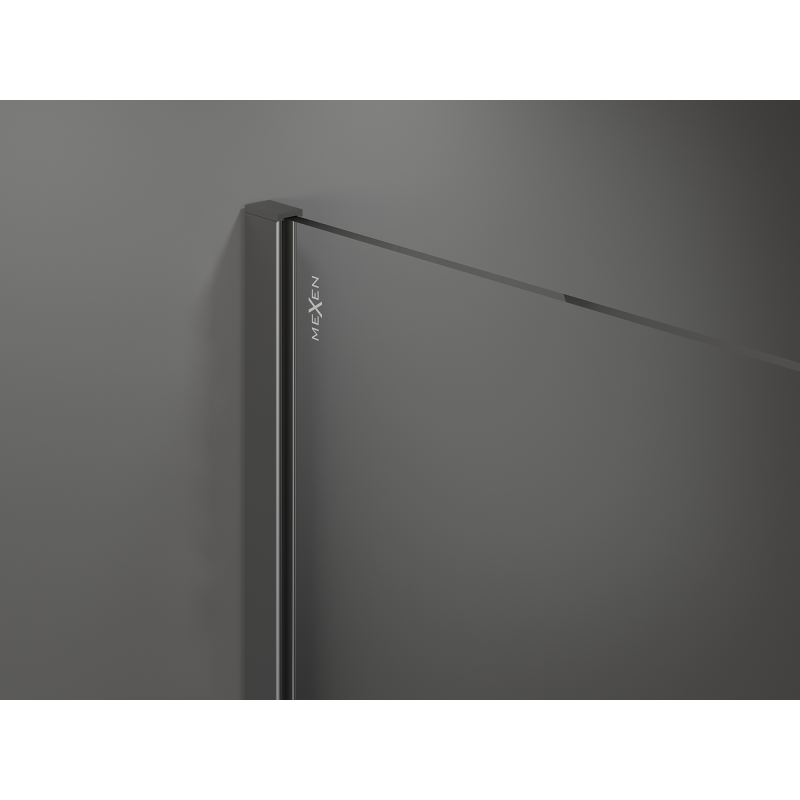 Mexen Kioto sprchová zástěna Walk-in 90 x 200 cm, bronz 8 mm, gun metal - 800-090-101-95-32