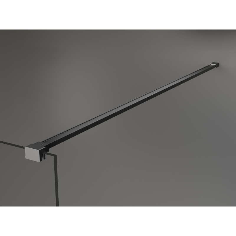 Mexen Kioto sprchová stěna Walk-in 110 x 200 cm, bronz 8 mm, gun metal - 800-110-101-95-32