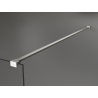 Mexen Kioto sprchová stěna Walk-in 130 x 200 cm, bronz 8 mm, kartáčovaný nikl - 800-130-101-97-32