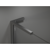 Mexen Kioto L sprchová stěna Walk-in 100 x 200 cm, bronz, kartáčovaná gun gray - 800-100-103-66-32