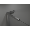 Mexen Kioto L sprchová stěna Walk-in 90 x 200 cm, bronz, gun metal - 800-090-103-95-32