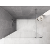 Mexen Kioto-P sprchová stěna Walk-in 110 x 200 cm, transparentní 8 mm, chrom - 800-110-101-01-00-P