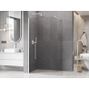 Mexen Kioto-P sprchová stěna Walk-in 80 x 200 cm, transparentní 8 mm, bílá - 800-080-101-20-00-P