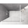 Mexen Kioto-P sprchová stěna Walk-in 140 x 200 cm, transparentní 8 mm, bílá - 800-140-101-20-00-P