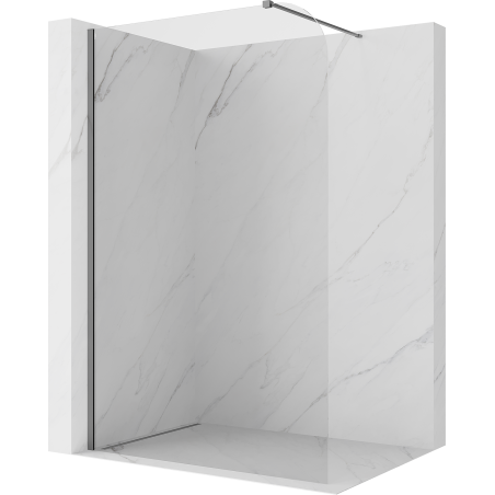 Mexen Kioto-P sprchová stěna Walk-in 80 x 200 cm, transparentní 8 mm, gun metal - 800-080-101-95-00-P