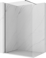 Mexen Kioto-P sprchová stěna Walk-in 80 x 200 cm, transparentní 8 mm, gun metal - 800-080-101-95-00-P
