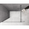 Mexen Kioto-P sprchová stěna Walk-in 120 x 200 cm, průhledná 8 mm, gun metal - 800-120-101-95-00-P