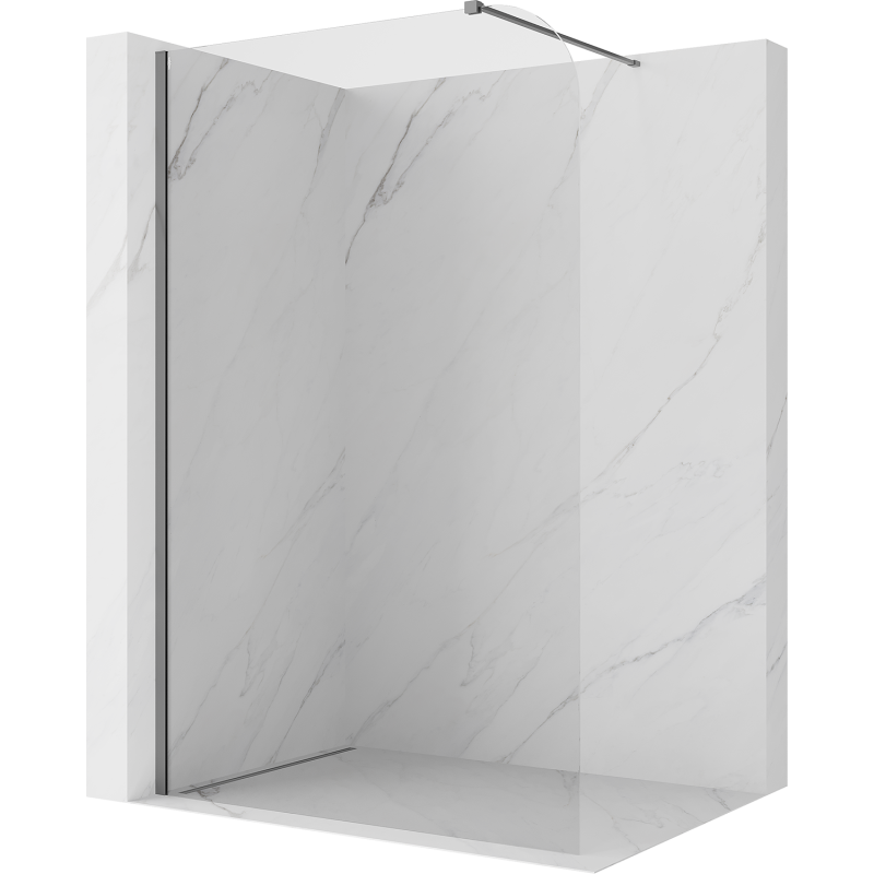Mexen Kioto-P sprchová stěna Walk-in 140 x 200 cm, transparentní 8 mm, gun metal - 800-140-101-95-00-P