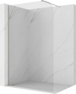 Mexen Kioto-P sprchová stěna Walk-in 80 x 200 cm, transparentní 8 mm, kartáčovaný nikl - 800-080-101-97-00-P