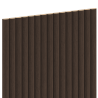 Mexen Ovalo 03 lamely stěnové drážkované flexibilní 280 x 36 cm, technická dýha, Dub Mocca - S130-280-03-045