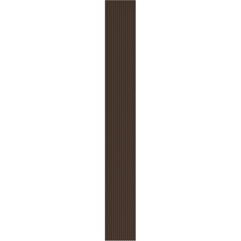 Mexen Ovalo 03 lamely stěnové drážkované flexibilní 280 x 36 cm, technická dýha, Dub Mocca - S130-280-03-045