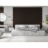 Mexen Lam-SF 01 vzorek akustických stěnových lamel, plsť 9 mm, technická dýha, Černý Dub - S106-01-046-S