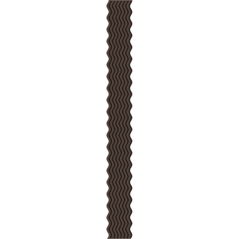 Mexen Lam-SF 02 vzorek akustických stěnových lamel, plsť 9 mm, technická dýha, Dub Mocca - S106-02-045-S