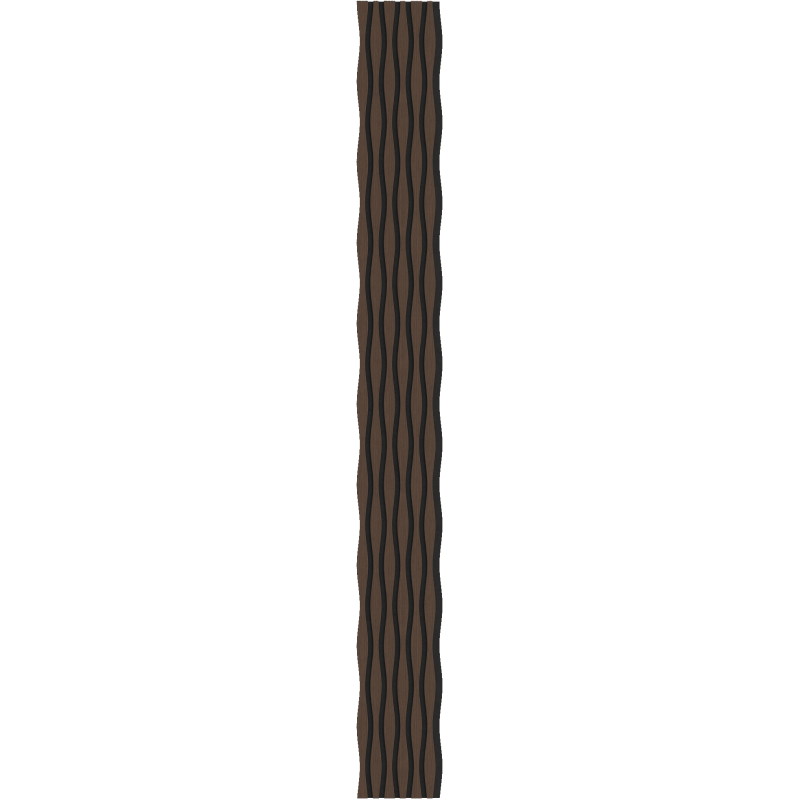 Mexen Lam-SF 01 Lam-SF 26 vzorek akustických nástěnných lamel, plsť 9 mm, technická dýha, Dub Mocca - S106-26-045-S