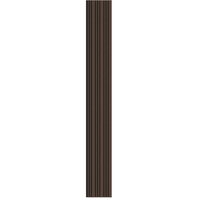 Mexen Lam-F Slim 01 vzorek akustických stěnových lamel, plsť 9 mm, technická dýha, Dub Mocca - S107-045-S