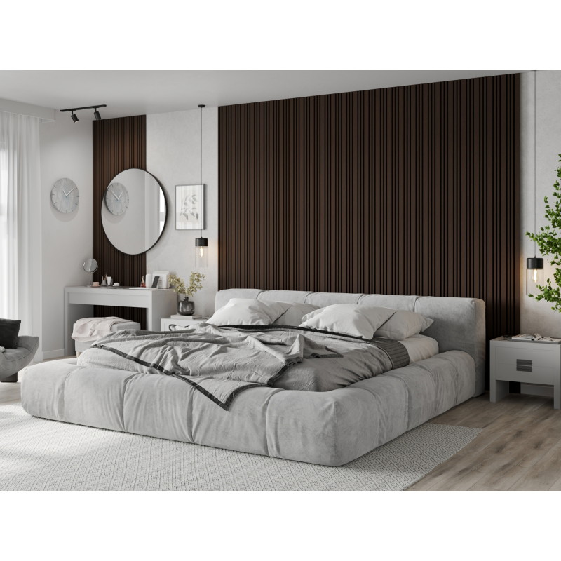 Mexen Lam-F Slim 01 vzorek akustických stěnových lamel, plsť 9 mm, technická dýha, Dub Mocca - S107-045-S