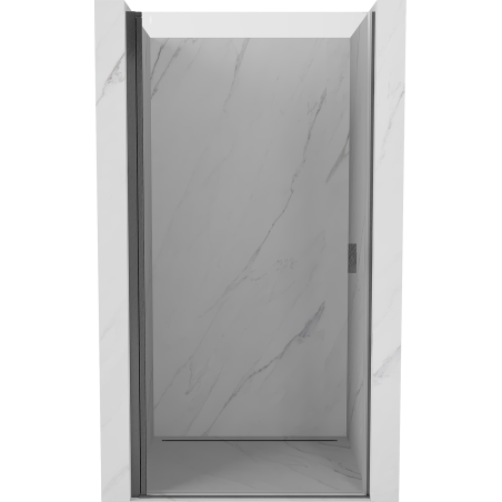 Mexen Mist-B sprchové dveře sklopné 90 cm, transparentní, gun gray kartáčovaný - 8A2-090-000-66-00