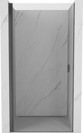 Mexen Mist-B sprchové dveře výklopné 100 cm, transparentní, gun gray kartáčovaný - 8A2-100-000-66-00