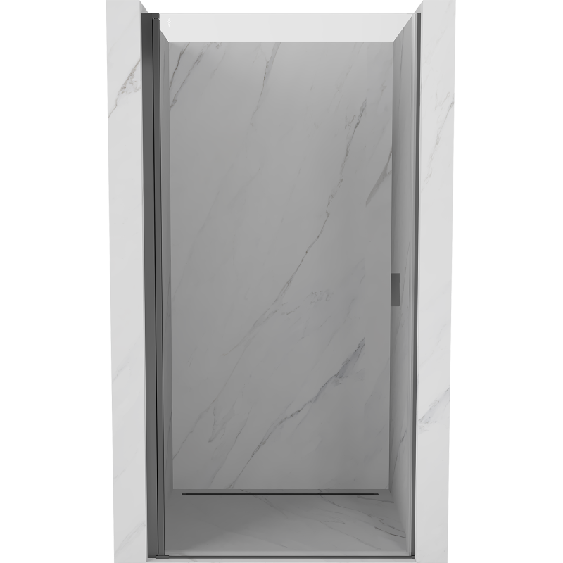 Mexen Mist-B sprchové dveře otočné 60 cm, transparentní, gun metal - 8A2-060-000-95-00
