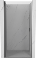 Mexen Mist-B sprchové dveře otočné 65 cm, transparentní, gun metal - 8A2-065-000-95-00