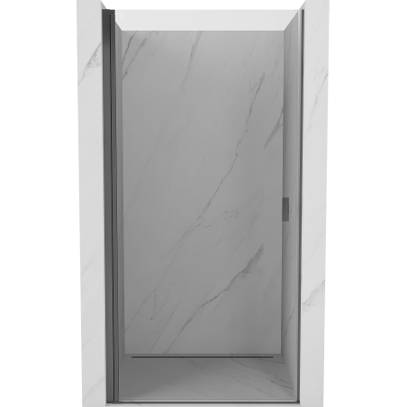 Mexen Mist-B sprchové dveře otočné 80 cm, transparentní, gun metal - 8A2-080-000-95-00