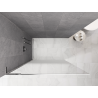 Mexen Kioto L sprchová stěna Walk-in 90 x 200 cm, bílá ombre 8 mm, chrom - 800-090-103-01-86