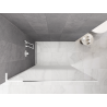 Mexen Kioto L Sprchová stěna Walk-in 70 x 200 cm, ombre bílá 8 mm, bílá - 800-070-103-20-86