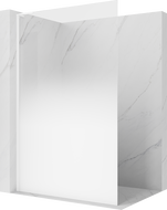 Mexen Kioto L sprchová stěna Walk-in 80 x 200 cm, bílý ombré 8 mm, bílá - 800-080-103-20-86