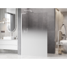 Mexen Kioto L sprchová stěna Walk-in 90 x 200 cm, bílá ombre 8 mm, bílá - 800-090-103-20-86