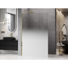 Mexen Kioto L sprchová stěna Walk-in 90 x 200 cm, bílý ombre 8 mm, zlatá - 800-090-103-50-86
