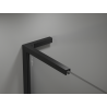 Mexen Kioto L sprchová stěna Walk-in 90 x 200 cm, bílý ombre 8 mm, černá - 800-090-103-70-86