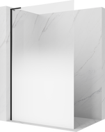 Mexen Kioto L sprchová stěna Walk-in 120 x 200 cm, bílý ombre 8 mm, černá - 800-120-103-70-86