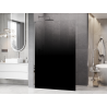 Mexen Kioto L sprchová stěna Walk-in 90 x 200 cm, černý ombre 8 mm, chrom - 800-090-103-01-76