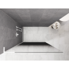 Mexen Kioto L sprchová stěna Walk-in 90 x 200 cm, černé ombre 8 mm, bílá - 800-090-103-20-76