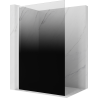 Mexen Kioto L sprchová stěna Walk-in 120 x 200 cm, černé ombre 8 mm, bílá - 800-120-103-20-76