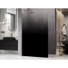 Mexen Kioto L sprchová stěna Walk-in 90 x 200 cm, černá ombré 8 mm, kartáčovaná měď - 800-090-103-65-76