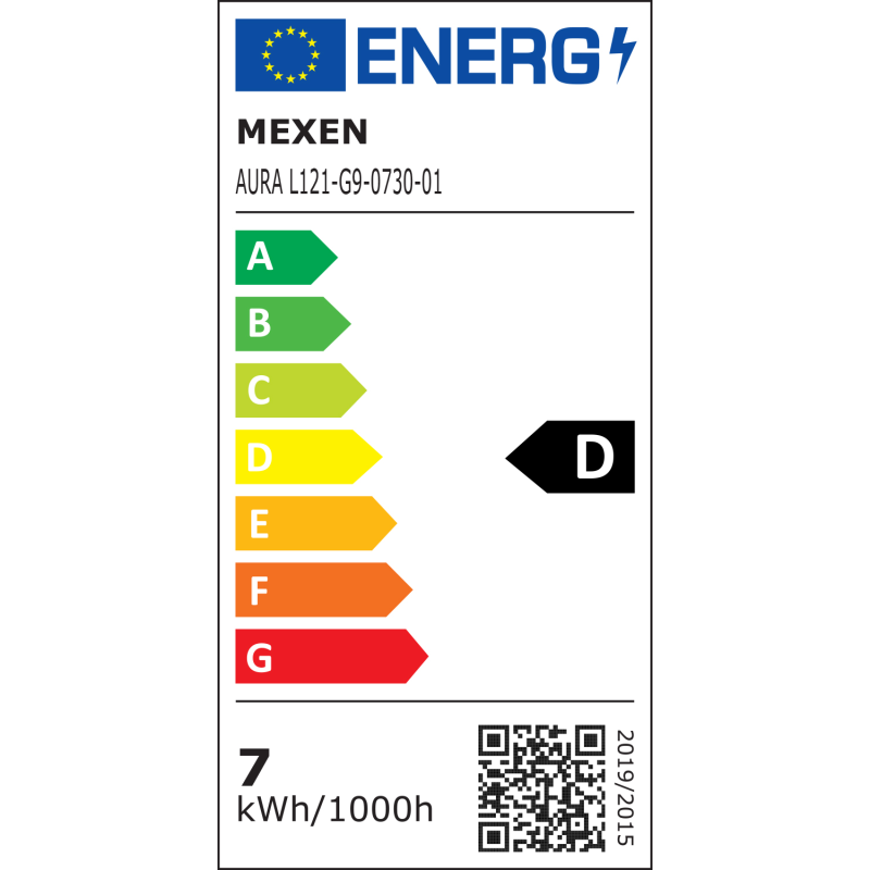 Mexen Aura LED žárovka G9, 7W, Teplá - 3000K, 950 lm - L121-G9-0730-01