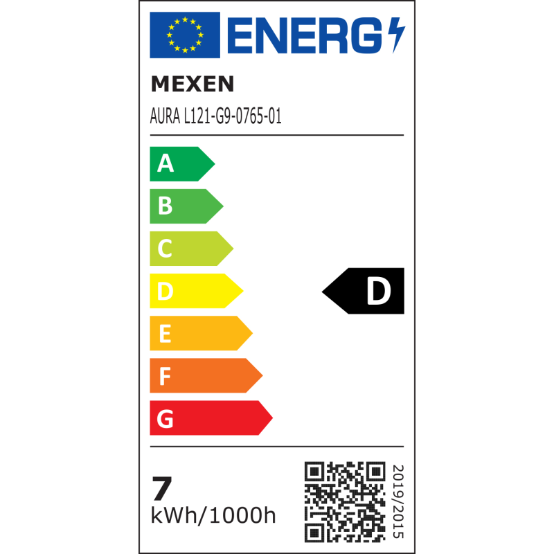 Mexen Aura LED žárovka G9, 7W, Studená - 6500K, 980 lm - L121-G9-0765-01