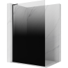 Mexen Kioto L sprchová stěna Walk-in 70 x 200 cm, černá ombre 8 mm, černá - 800-070-103-70-76