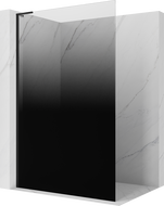 Mexen Kioto L sprchová zástěna Walk-in 80 x 200 cm, ombre černá 8 mm, černá - 800-080-103-70-76