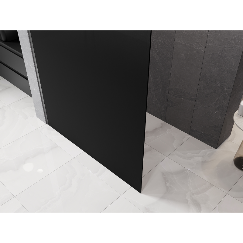 Mexen Kioto L sprchová stěna Walk-in 90 x 200 cm, ombre černá 8 mm, gun metal - 800-090-103-95-76