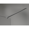 Mexen Kioto+ sprchová stěna s policí Walk-in 80 x 200 cm, ombre černá 8 mm, gun metal - 800-080-121-95-76