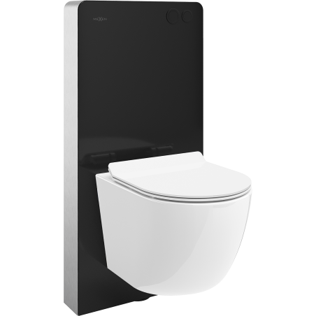 Mexen Lena set WC nástěnný s pneumatickým rámem Tex Air G s WC mísou a pomalu zavírajícím záchodovým prkénkem,