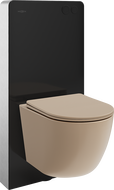 Mexen Lena Sada WC s povrchovou montáží, pneumatický rám Tex Air G s WC mísou a pomalým zavíráním, matná barva
