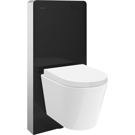 Mexen Rico předstěnový WC set, pneumatický rám Tex Air G s WC mísou a pomalu klesací deskou, bílý - 615030720200A-70