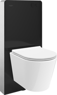 Mexen Rico nástěnná WC sada pneumatický rám Tex Air G s WC mísou a pomalu padajícím sedátkem, bílá - 615030720500A-70