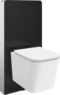 Mexen Teo nástěnná WC sada s pneumatickým rámem Tex Air G s WC mísou Tornado a pomalu padajícím sedátkem, bílá