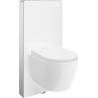 Mexen Carmen nástěnná WC sada s pneumatickým rámem Tex Air G s WC mísou Tornado a pomalu zavírajícím se sedátkem,