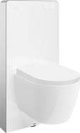 Mexen Carmen nástěnná WC sada s pneumatickým rámem Tex Air G s WC mísou Tornado a pomalu zavírajícím se sedátkem,